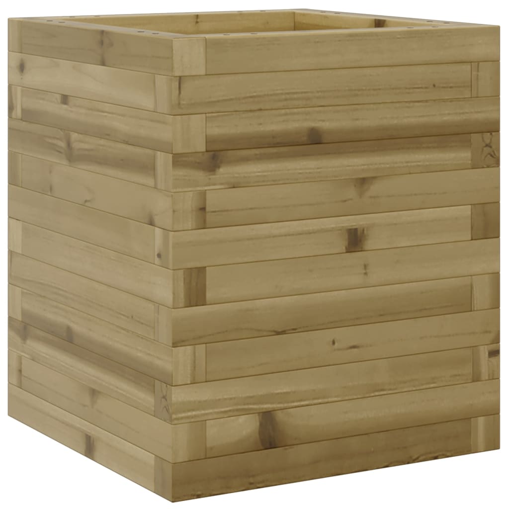 Fioriera da Giardino 40x40x46 cm in Legno di Pino Impregnato