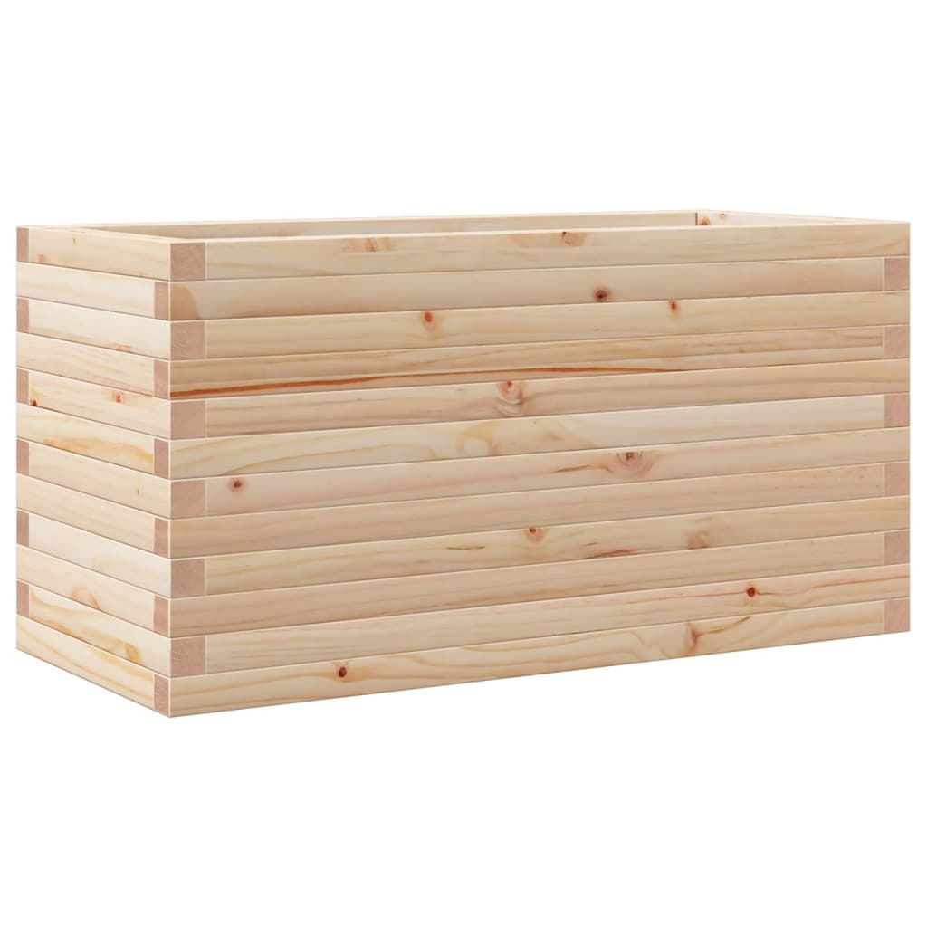 Fioriera da Giardino 90x40x46 cm in Legno Massello di Pino