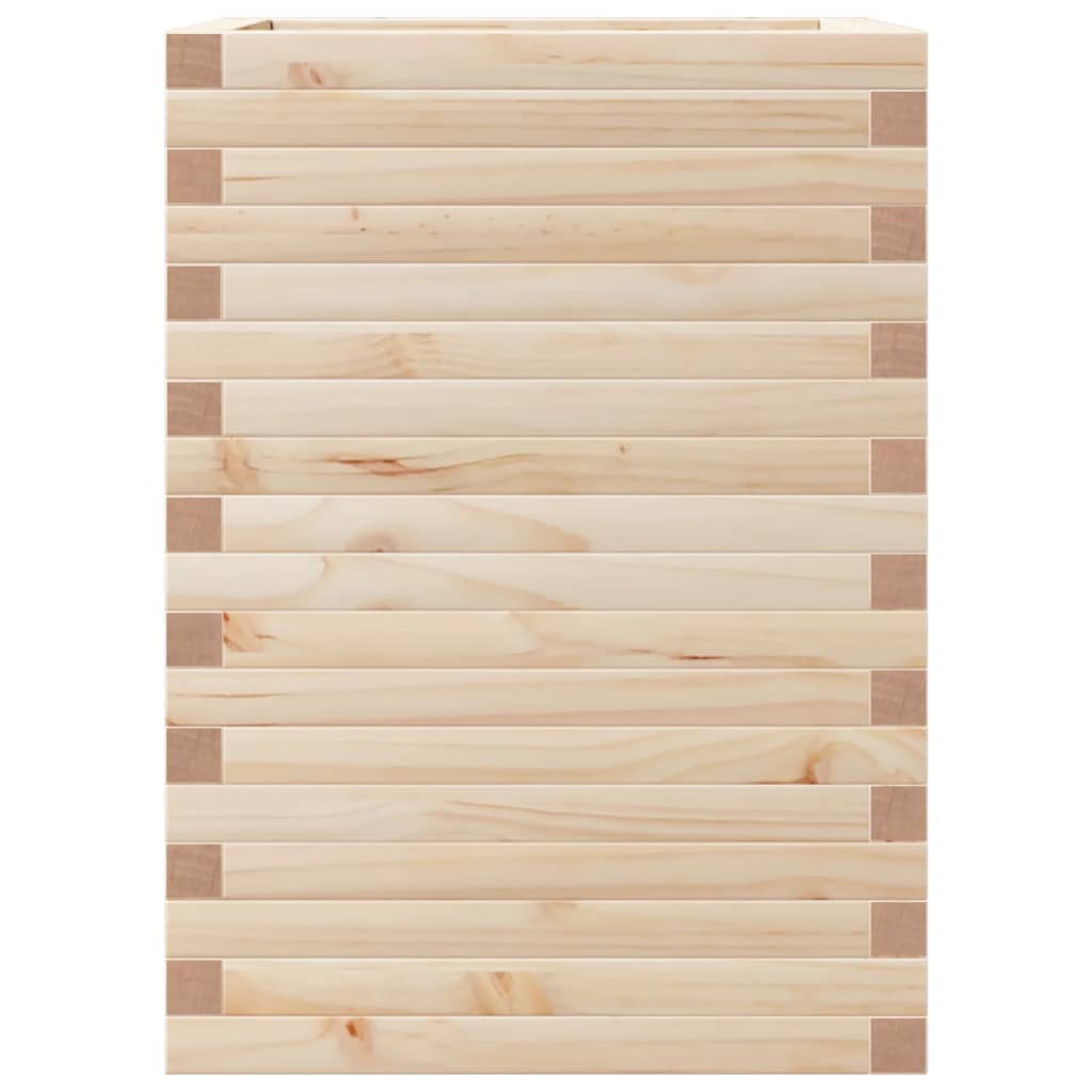 Fioriera da Giardino 50x50x68,5 cm in Legno Massello di Pino