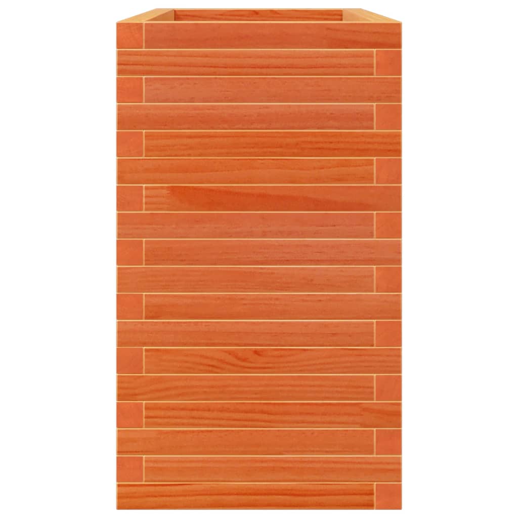 Fioriera Giardino Marrone Cera 90x40x68,5cm Legno Massello Pino