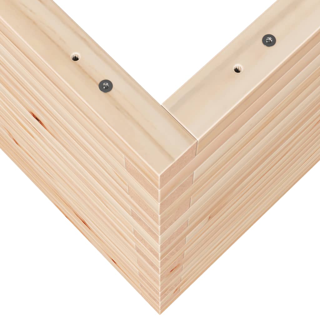 Fioriera da Giardino 90x60x68,5 cm in Legno Massello di Pino