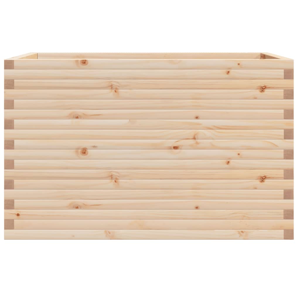 Fioriera da Giardino 110x60x68,5 cm in Legno Massello di Pino