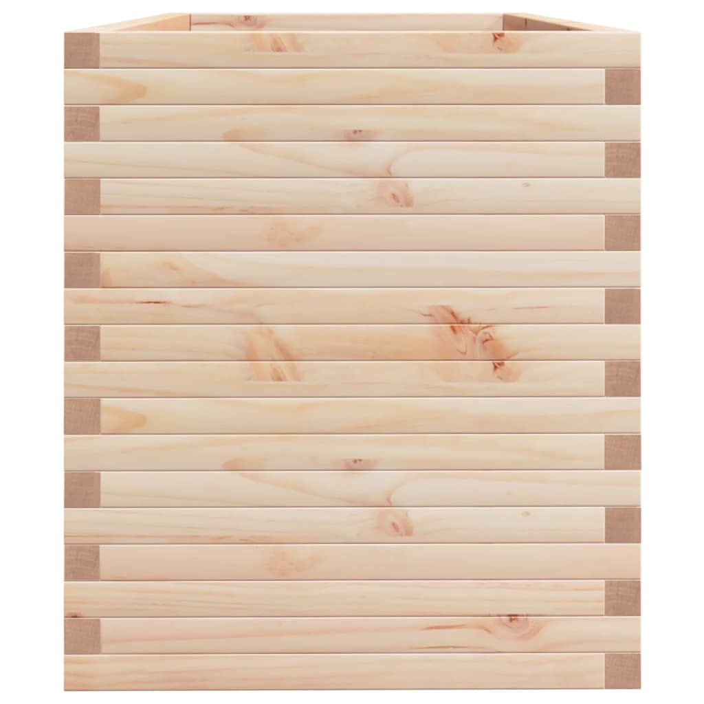 Fioriera da Giardino 110x60x68,5 cm in Legno Massello di Pino
