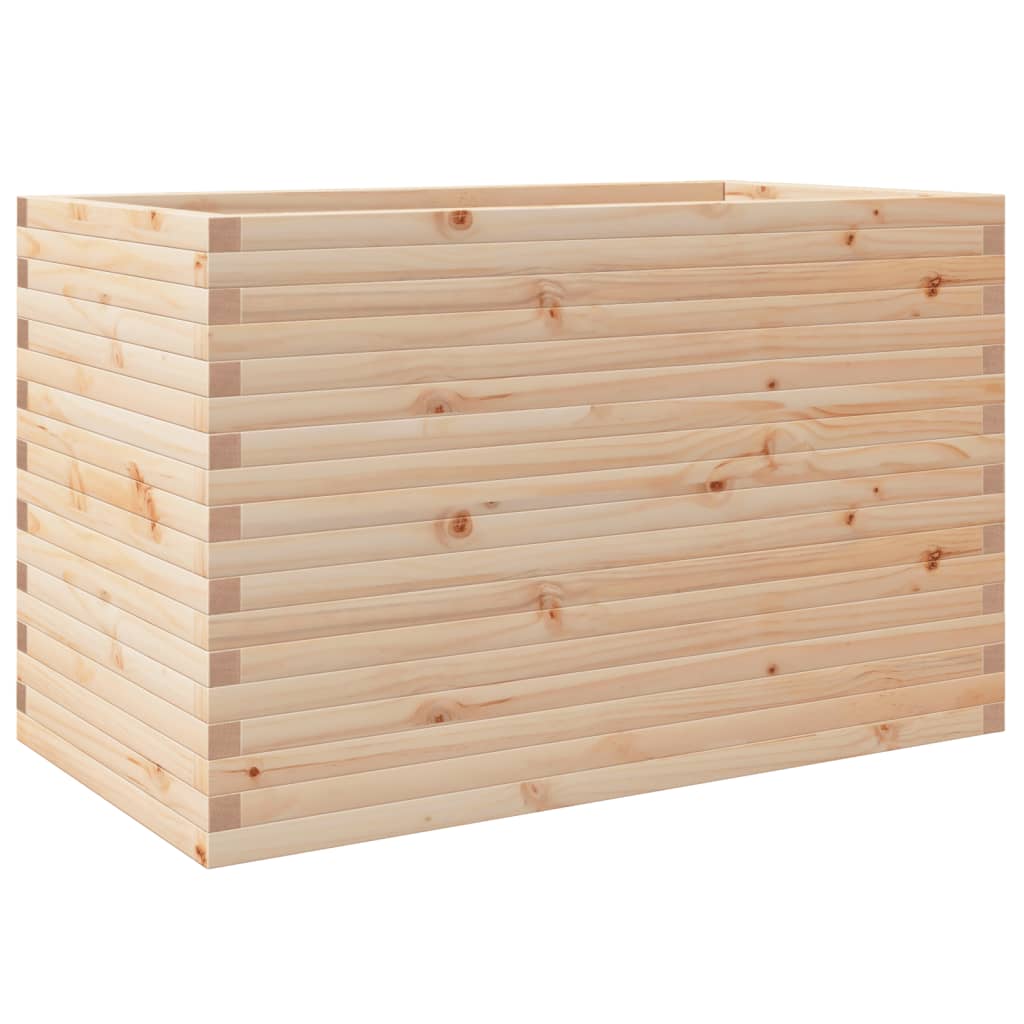 Fioriera da Giardino 110x60x68,5 cm in Legno Massello di Pino