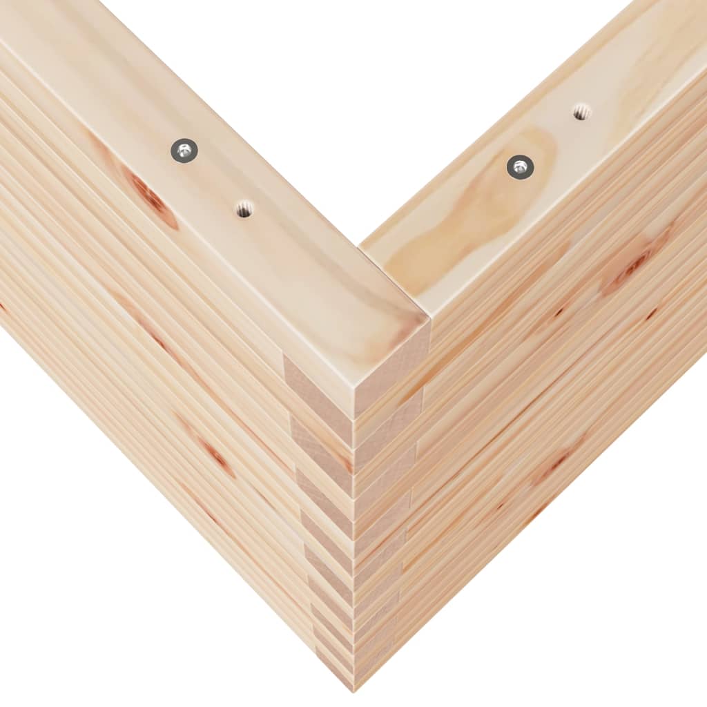 Fioriera da Giardino 110x60x68,5 cm in Legno Massello di Pino