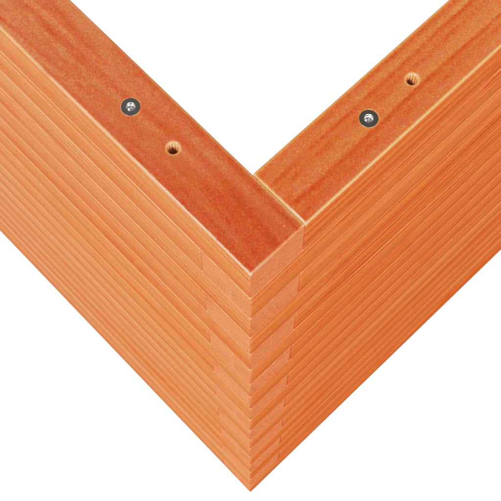 Fioriera Giardino Marrone Cera 110x60x68,5 Legno Massello Pino
