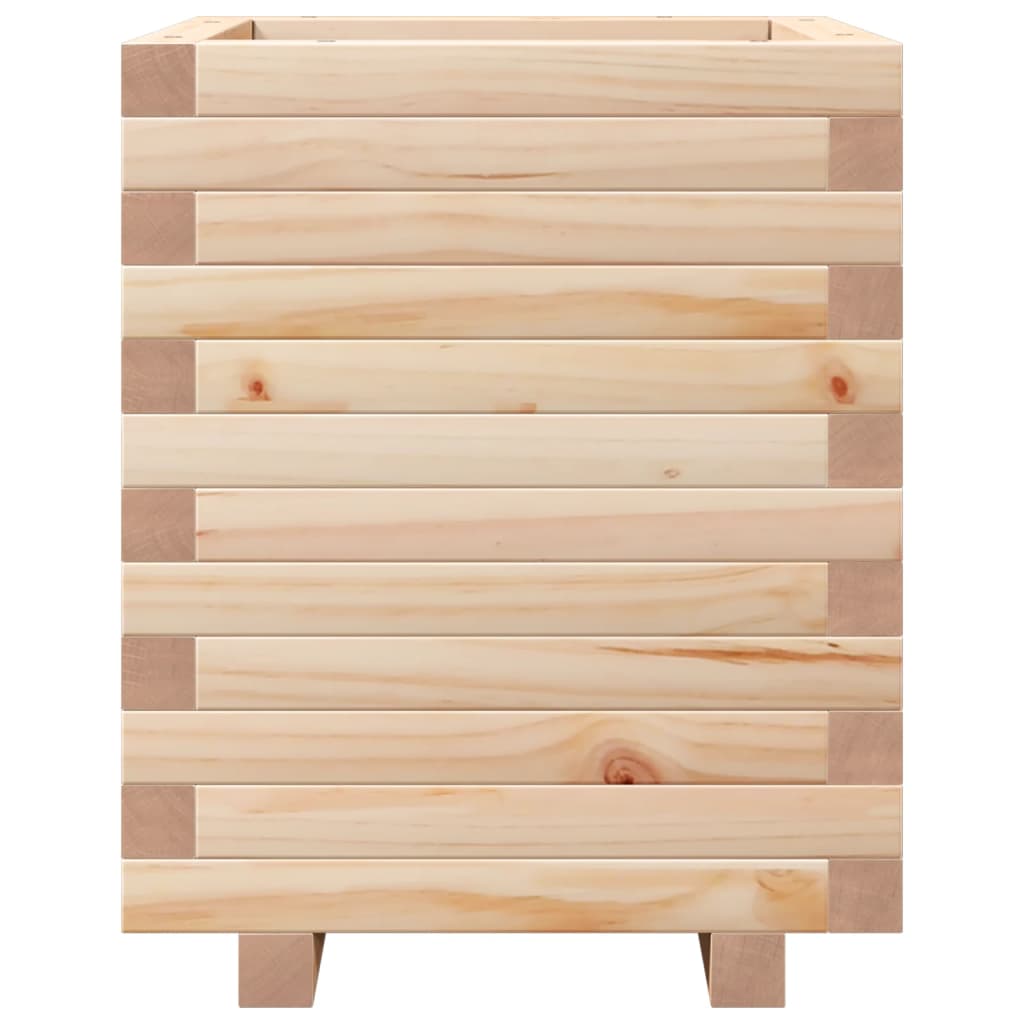 Fioriera da Giardino 40x40x49,5 cm in Legno Massello di Pino