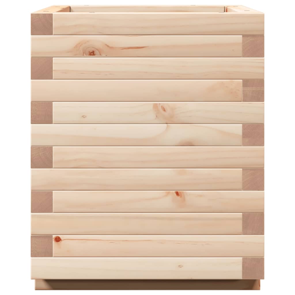 Fioriera da Giardino 40x40x49,5 cm in Legno Massello di Pino