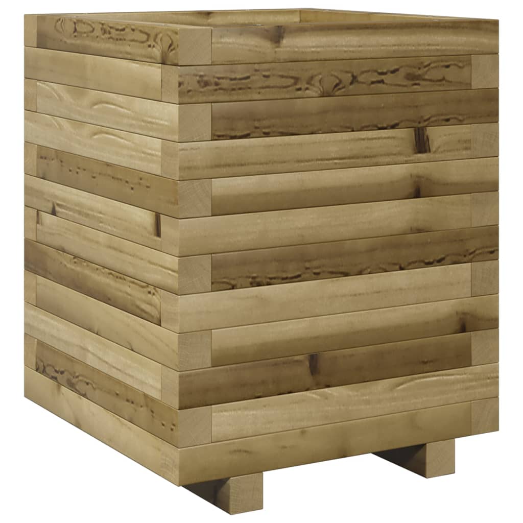 Fioriera da Giardino 40x40x49,5 cm in Legno di Pino Impregnato