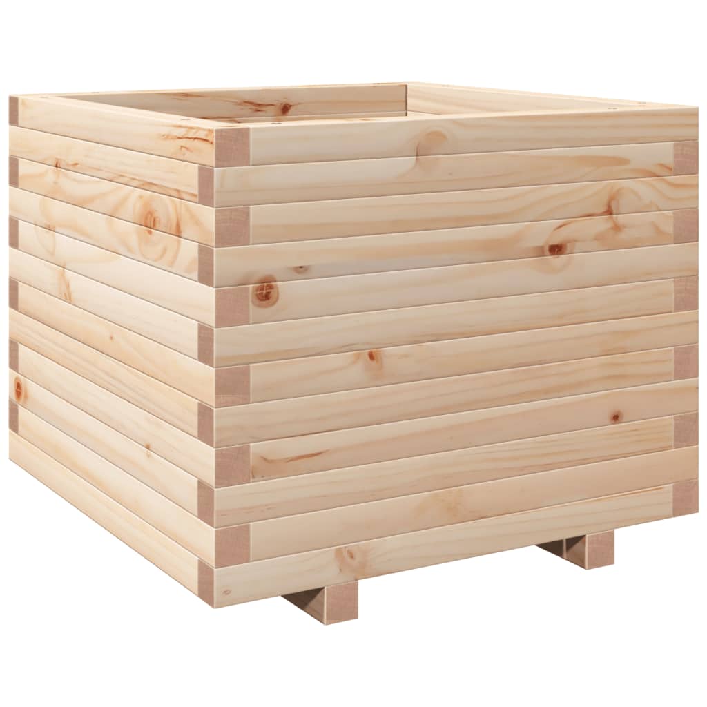 Fioriera da Giardino 60x60x49,5 cm in Legno Massello di Pino