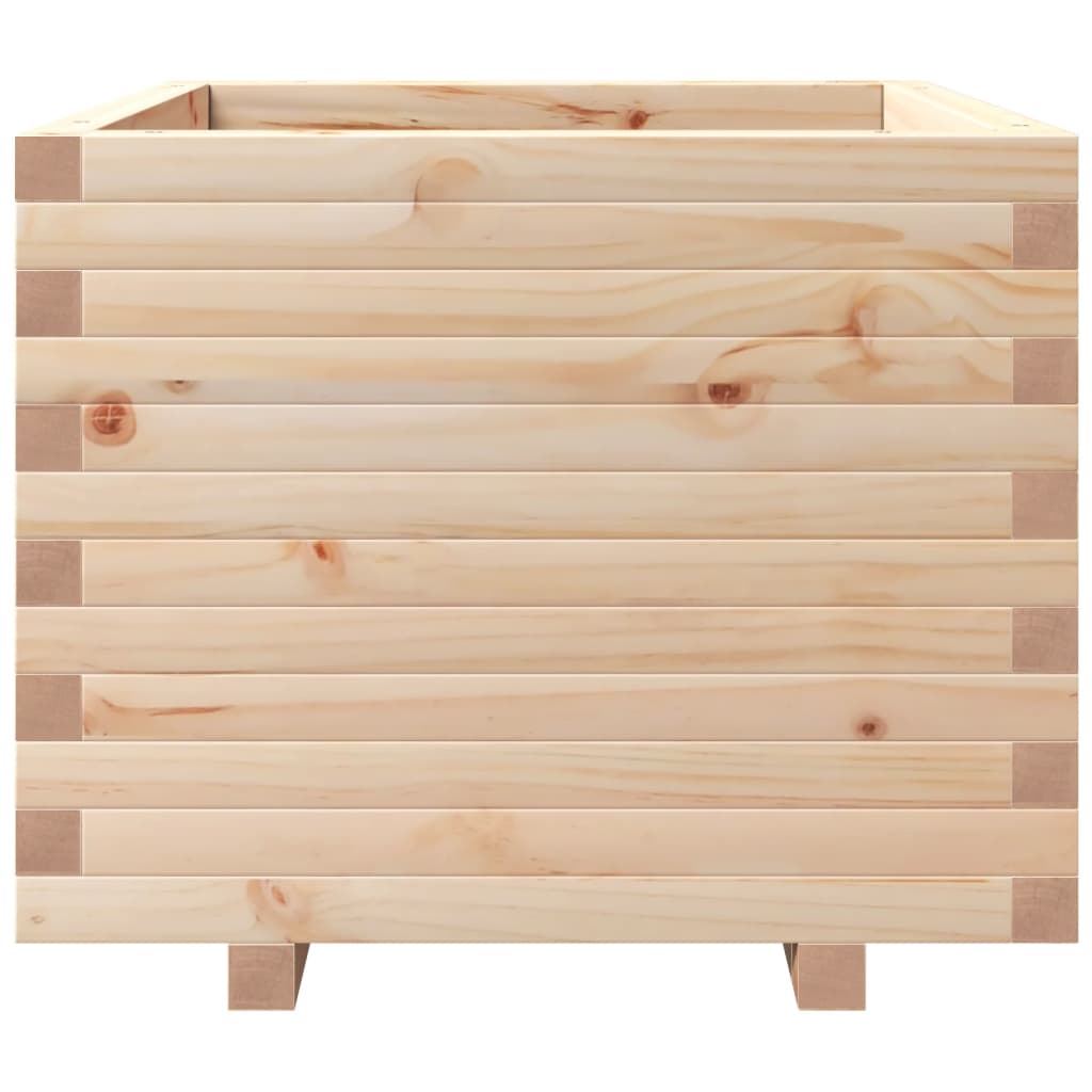 Fioriera da Giardino 60x60x49,5 cm in Legno Massello di Pino