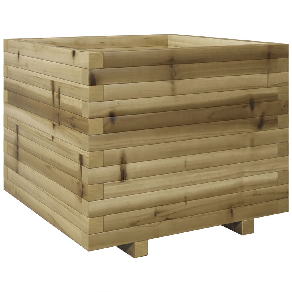 Fioriera da Giardino 60x60x49,5 cm in Legno di Pino Impregnato