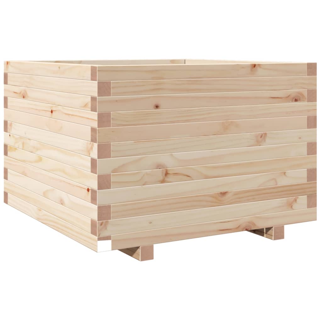 Fioriera da Giardino 70x70x49,5 cm in Legno Massello di Pino