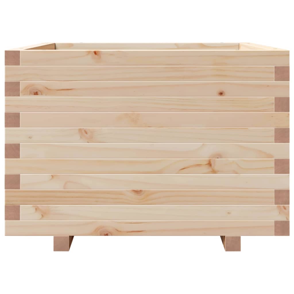 Fioriera da Giardino 70x70x49,5 cm in Legno Massello di Pino