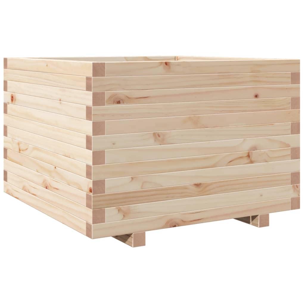 Fioriera da Giardino 70x70x49,5 cm in Legno Massello di Pino