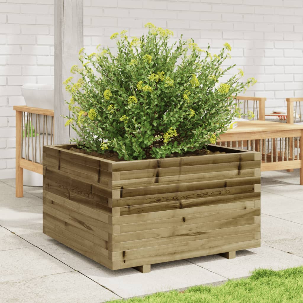 Fioriera da Giardino 80x80x49,5 cm in Legno di Pino Impregnato