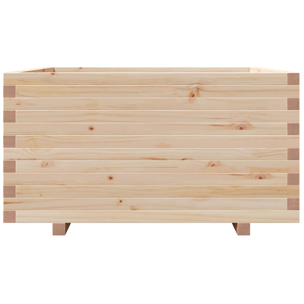 Fioriera da Giardino 90x90x49,5 cm in Legno Massello di Pino