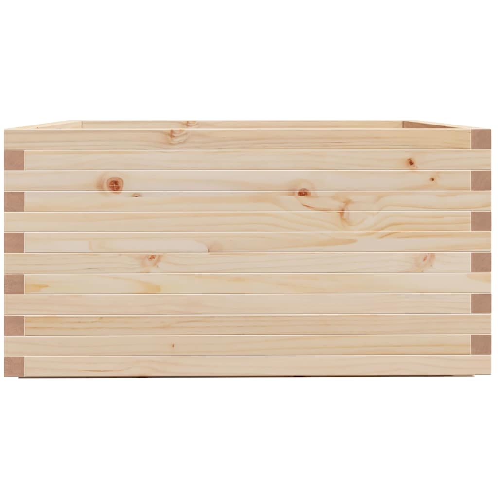 Fioriera da Giardino 90x90x49,5 cm in Legno Massello di Pino