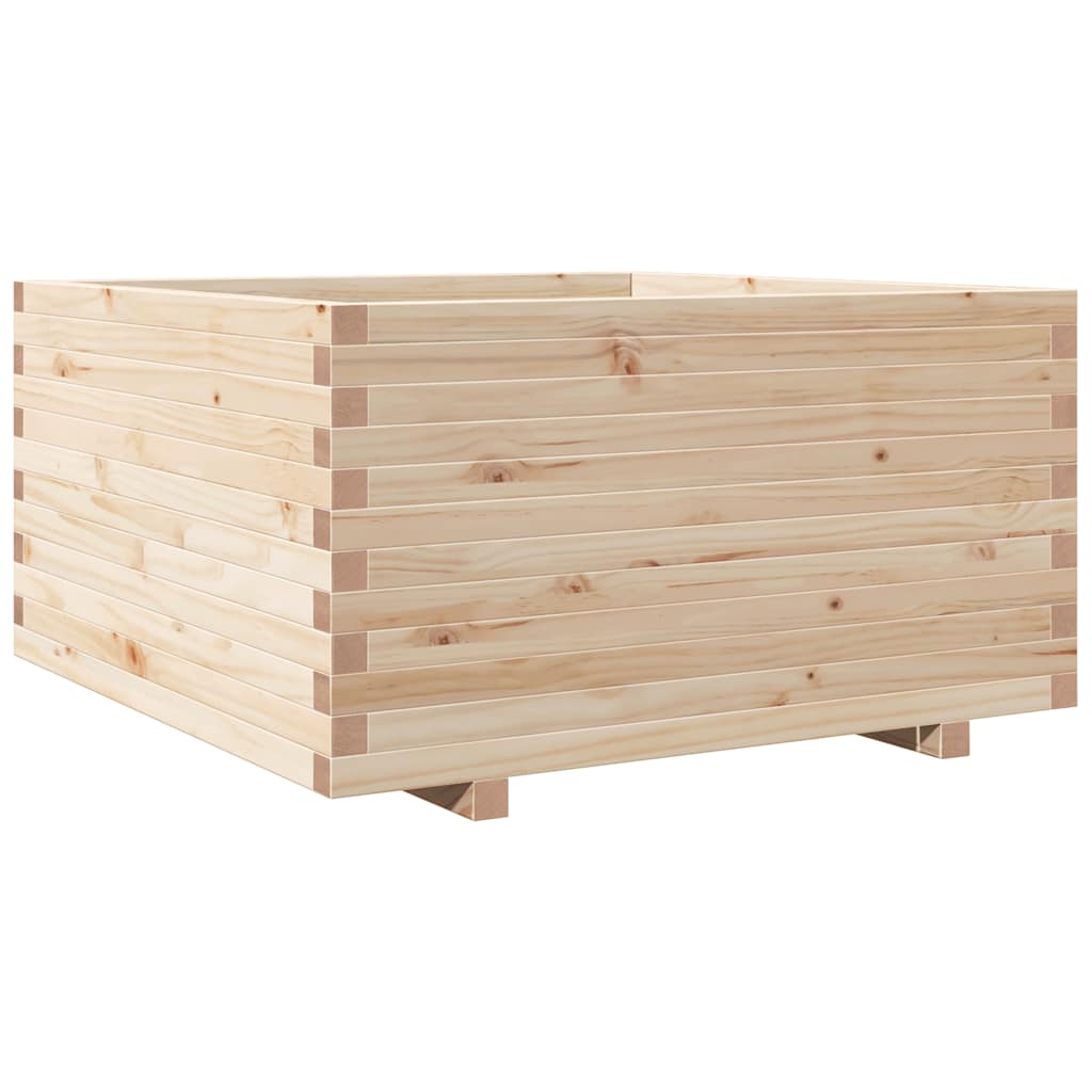 Fioriera da Giardino 90x90x49,5 cm in Legno Massello di Pino