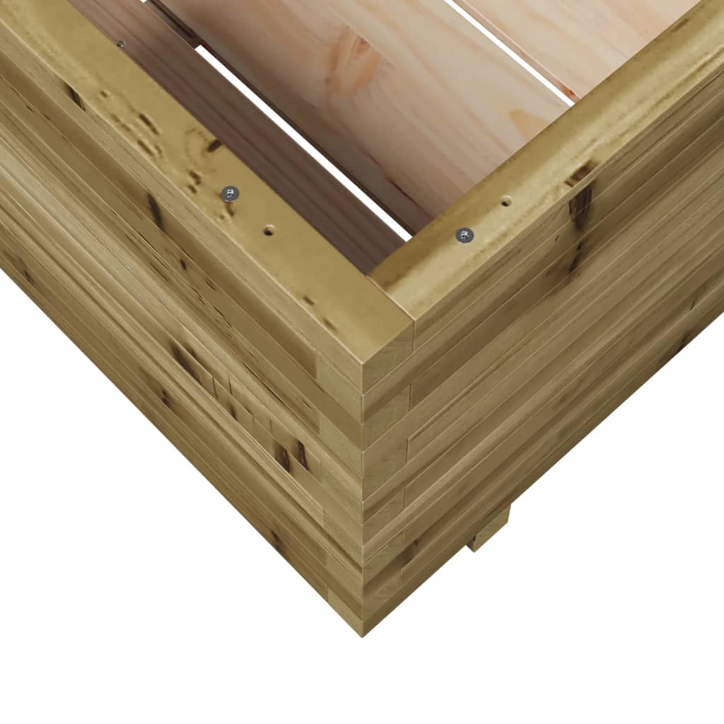 Fioriera da Giardino 90x90x49,5 cm in Legno di Pino Impregnato