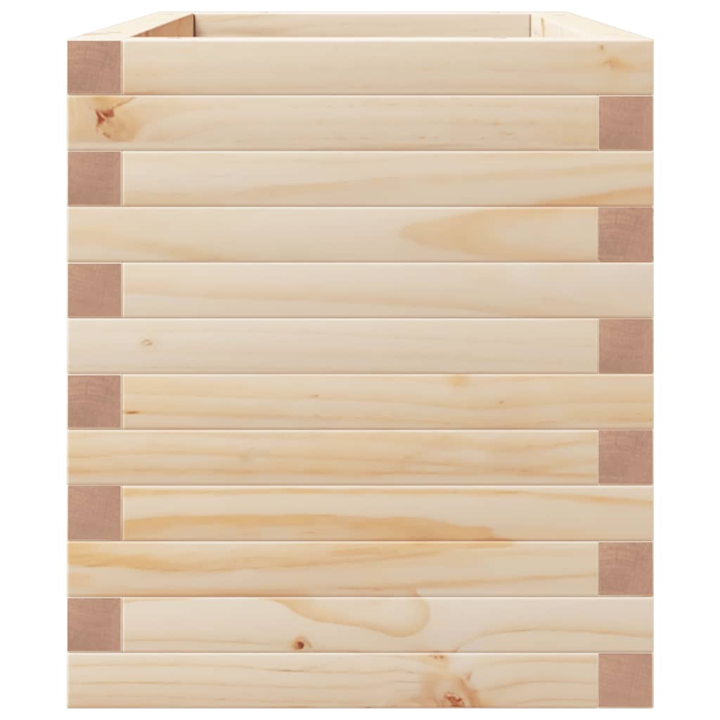 Fioriera da Giardino 70x40x49,5 cm in Legno Massello di Pino