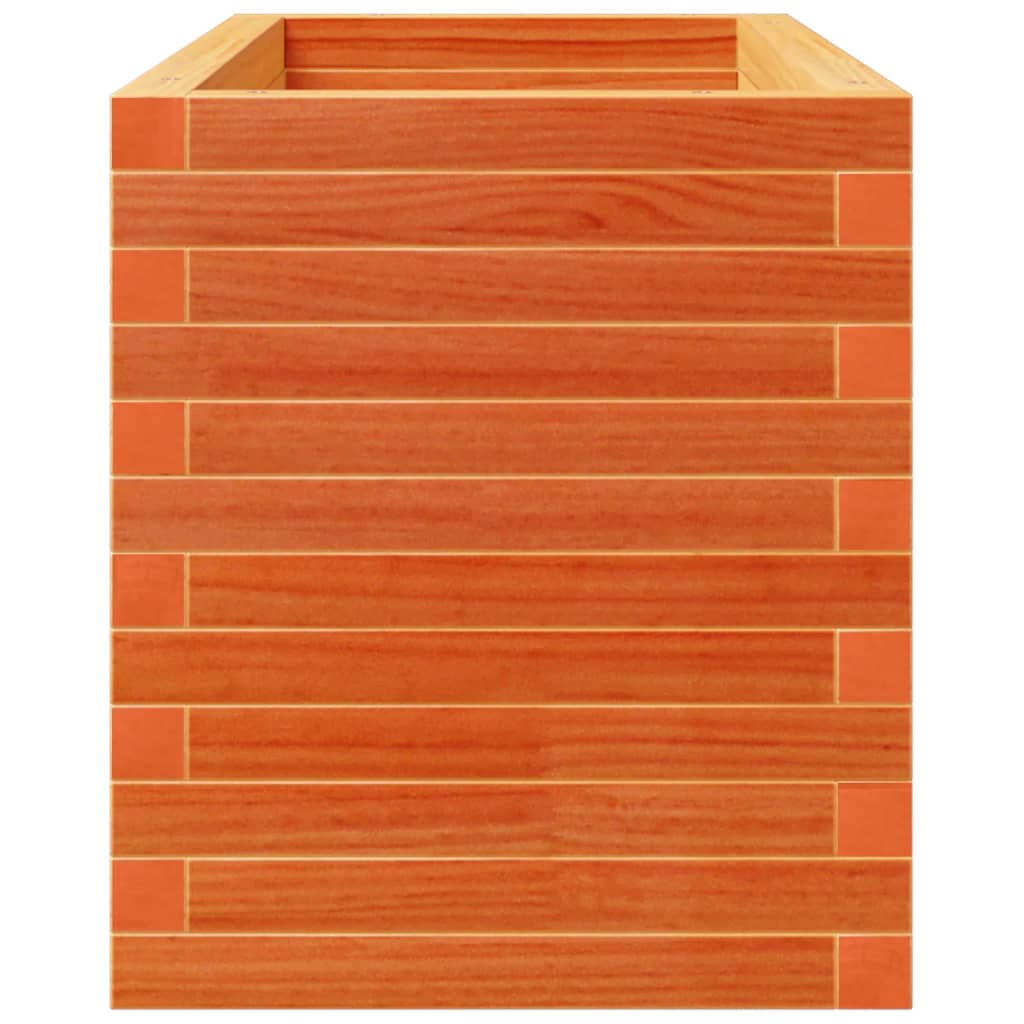 Fioriera Giardino Marrone Cera 90x40x49,5cm Legno Massello Pino