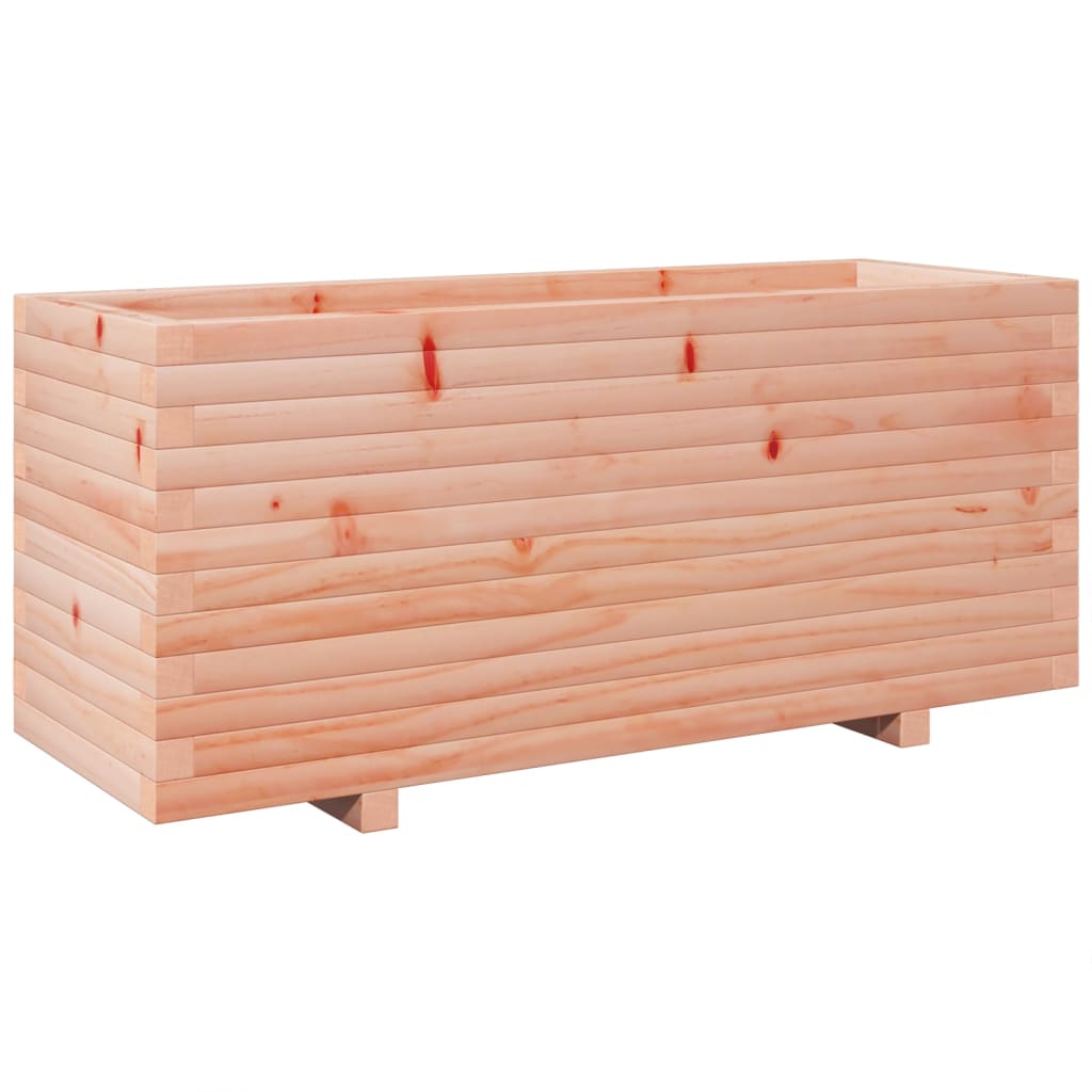 Fioriera da Giardino 110x40x49,5cm in Legno Massello di Douglas