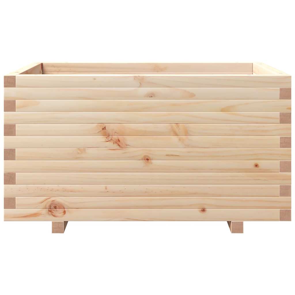 Fioriera da Giardino 90x60x49,5 cm in Legno Massello di Pino