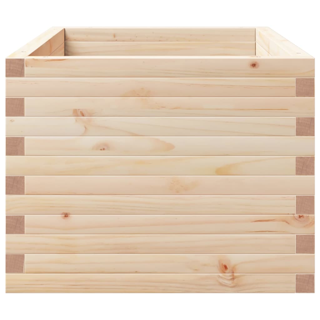 Fioriera da Giardino 90x60x49,5 cm in Legno Massello di Pino