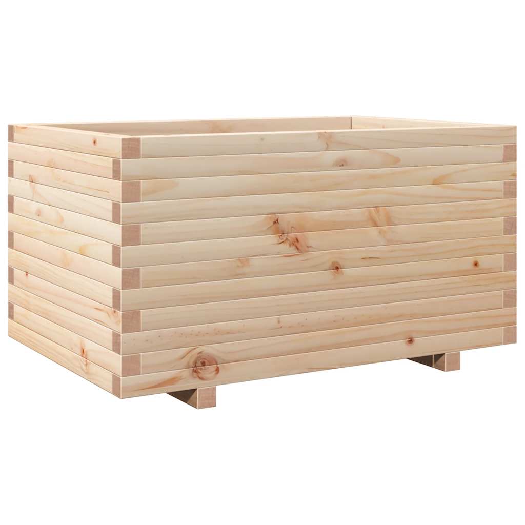 Fioriera da Giardino 90x60x49,5 cm in Legno Massello di Pino
