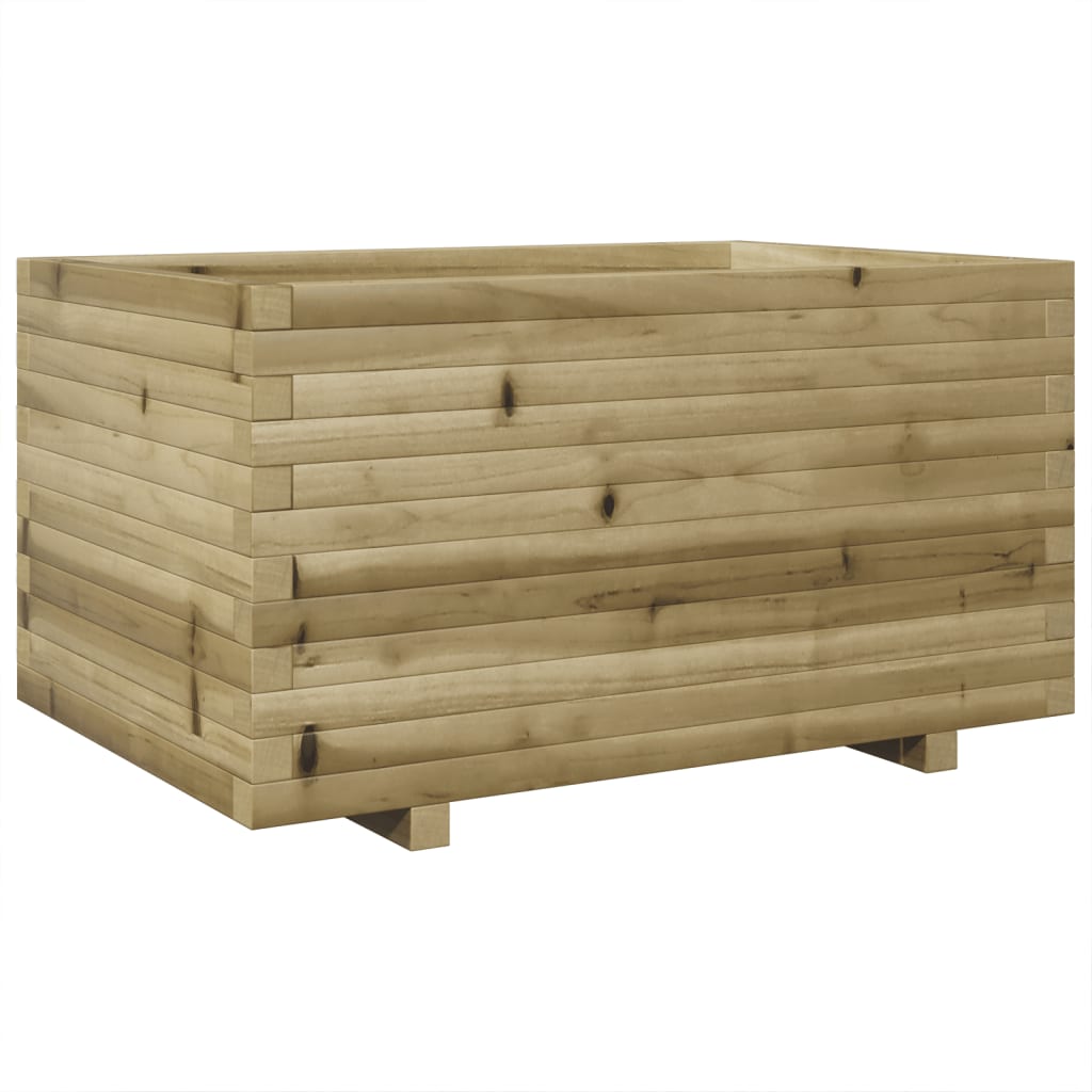 Fioriera da Giardino 90x60x49,5 cm in Legno di Pino Impregnato