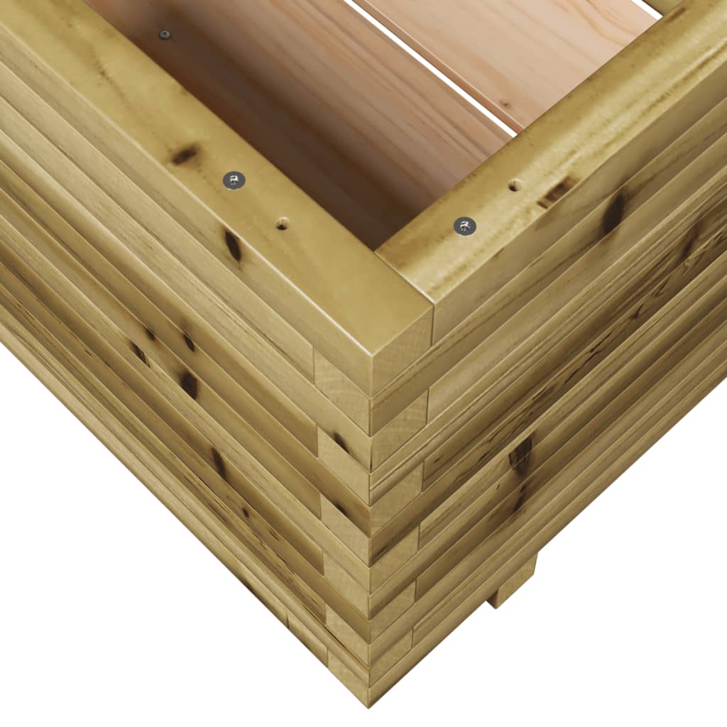 Fioriera da Giardino 90x60x49,5 cm in Legno di Pino Impregnato