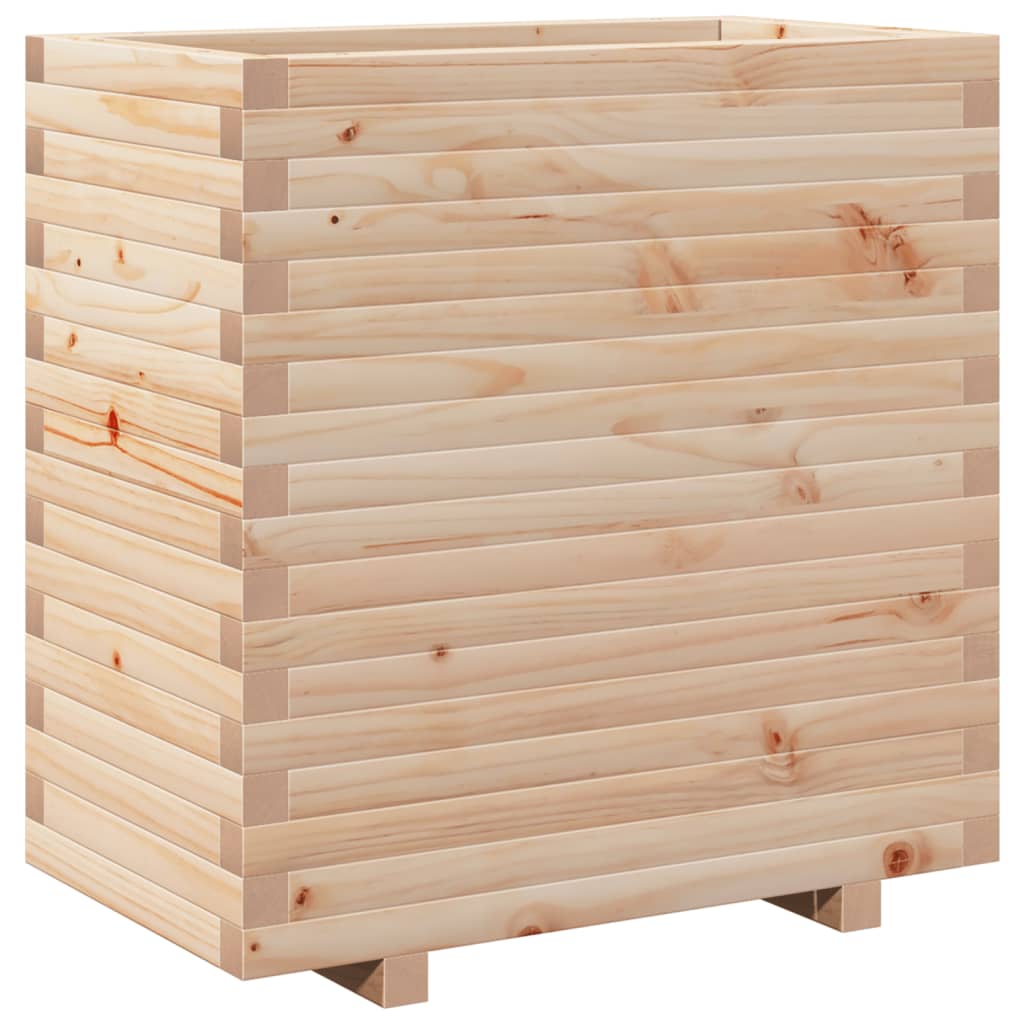 Fioriera da Giardino 70x40x72,5 cm in Legno Massello di Pino