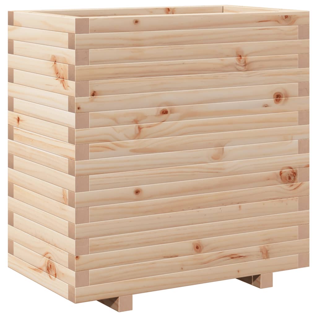 Fioriera da Giardino 70x40x72,5 cm in Legno Massello di Pino