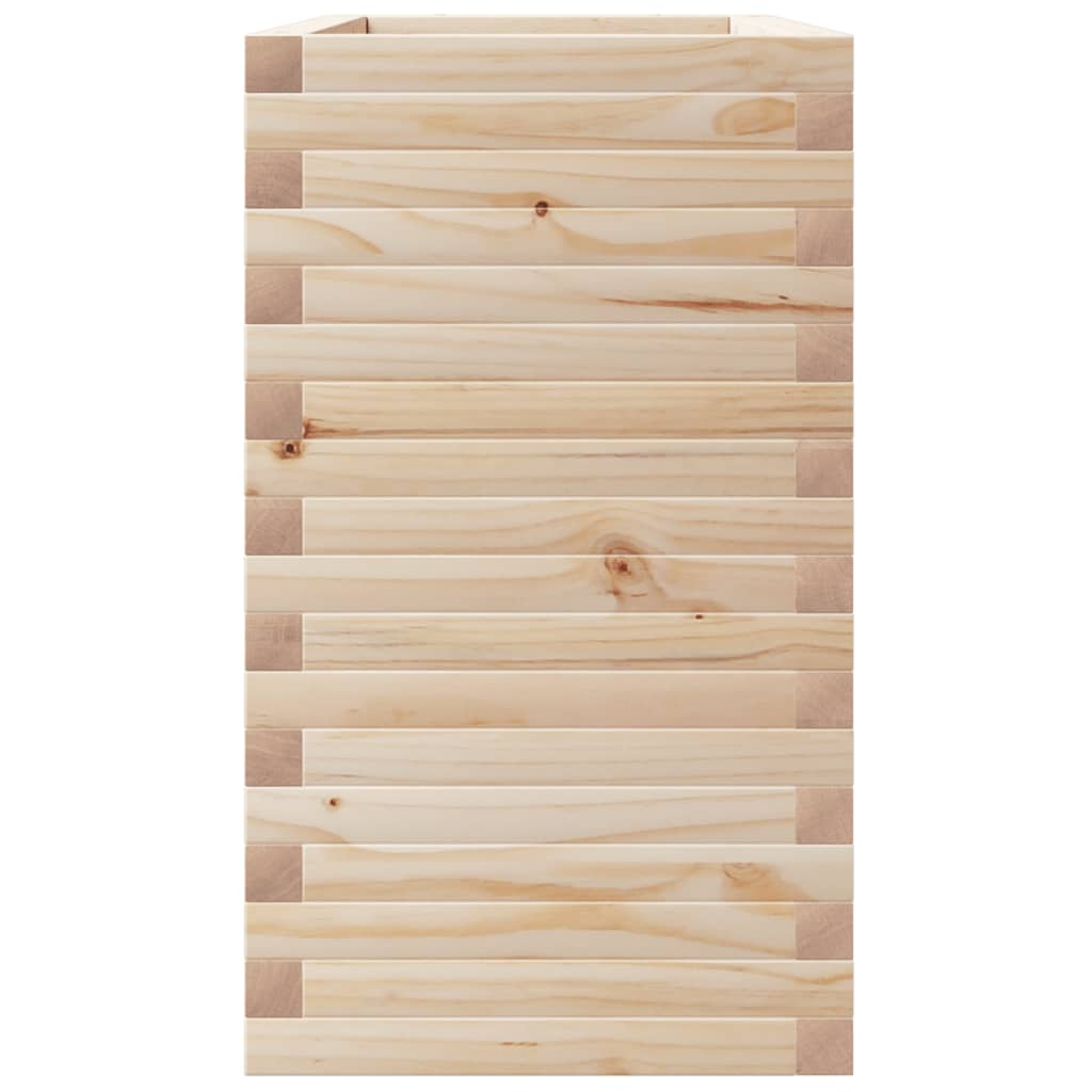 Fioriera da Giardino 110x40x72,5 cm in Legno Massello di Pino