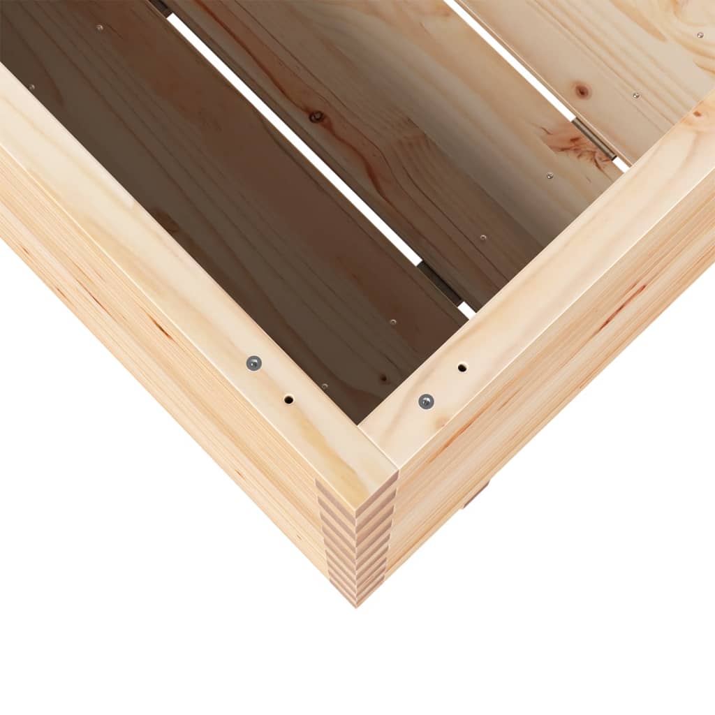 Fioriera da Giardino 110x40x72,5 cm in Legno Massello di Pino