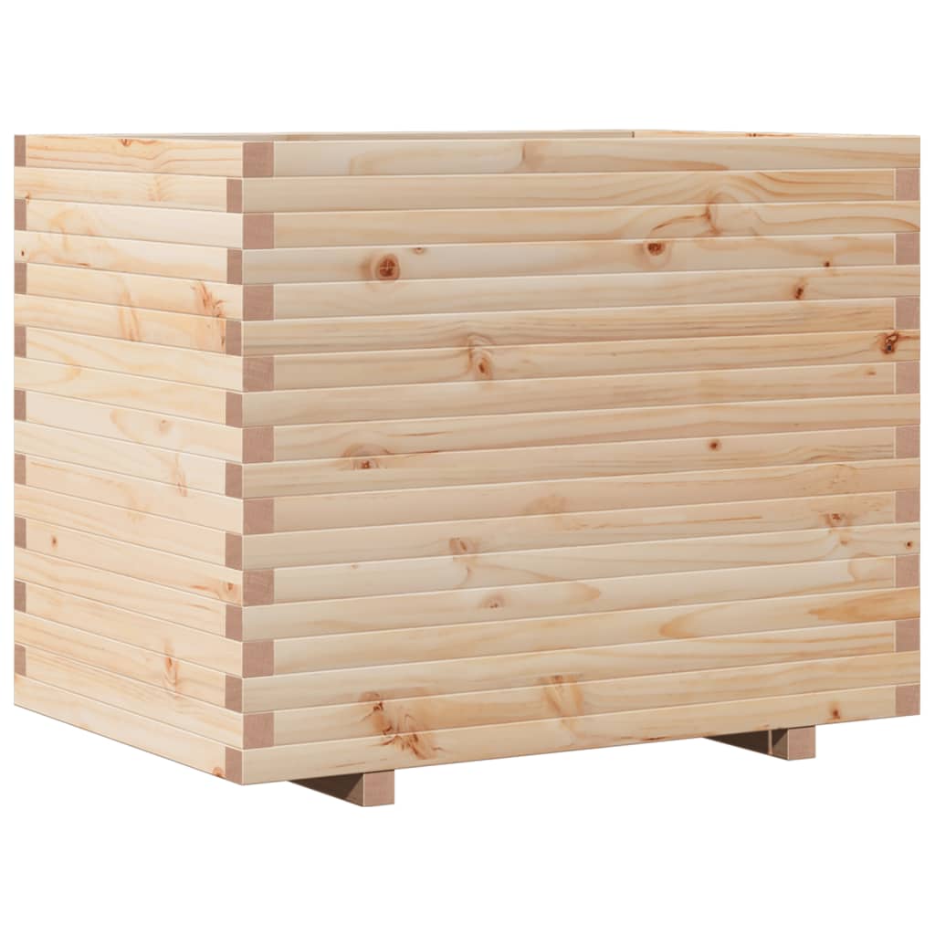 Fioriera da Giardino 90x60x72,5 cm in Legno Massello di Pino
