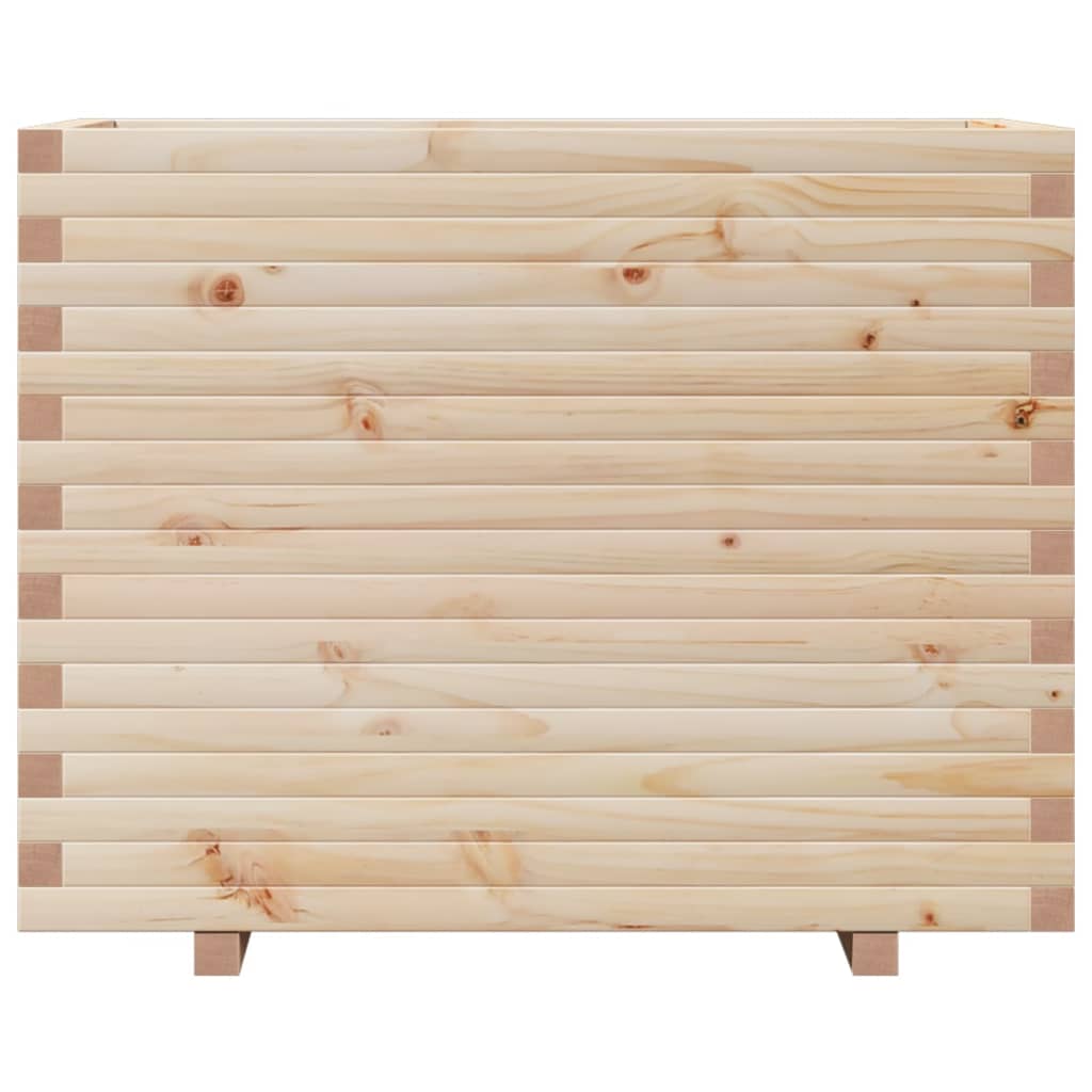 Fioriera da Giardino 90x60x72,5 cm in Legno Massello di Pino