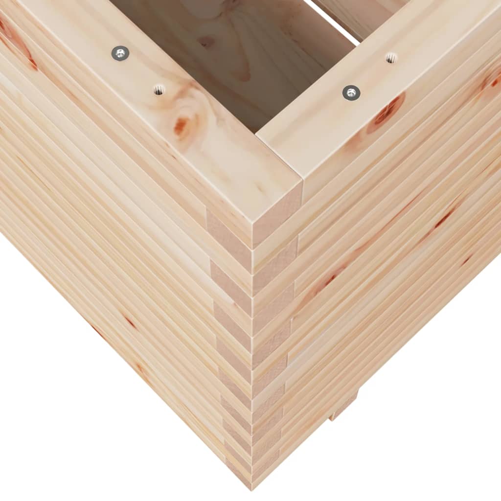 Fioriera da Giardino 90x60x72,5 cm in Legno Massello di Pino
