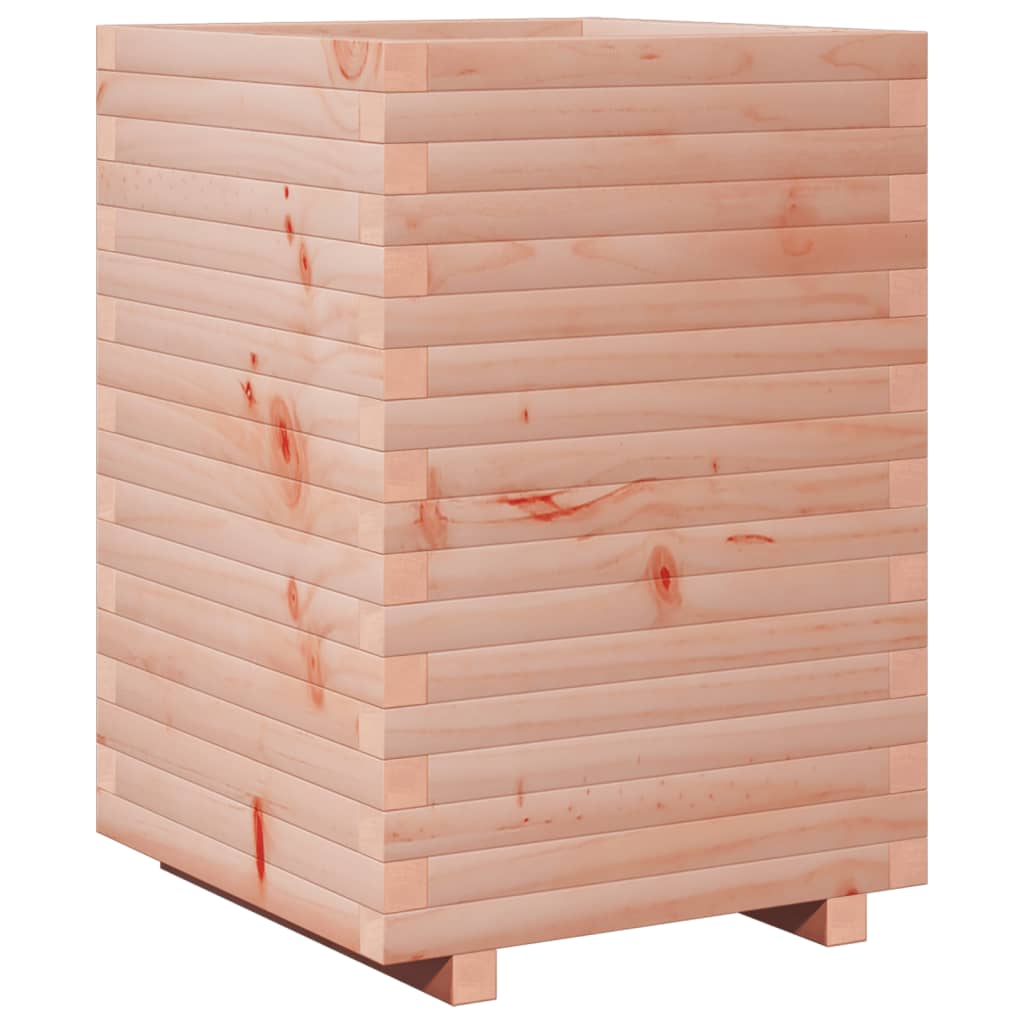 Fioriera da Giardino 50x50x72 cm in Legno Massello di Douglas