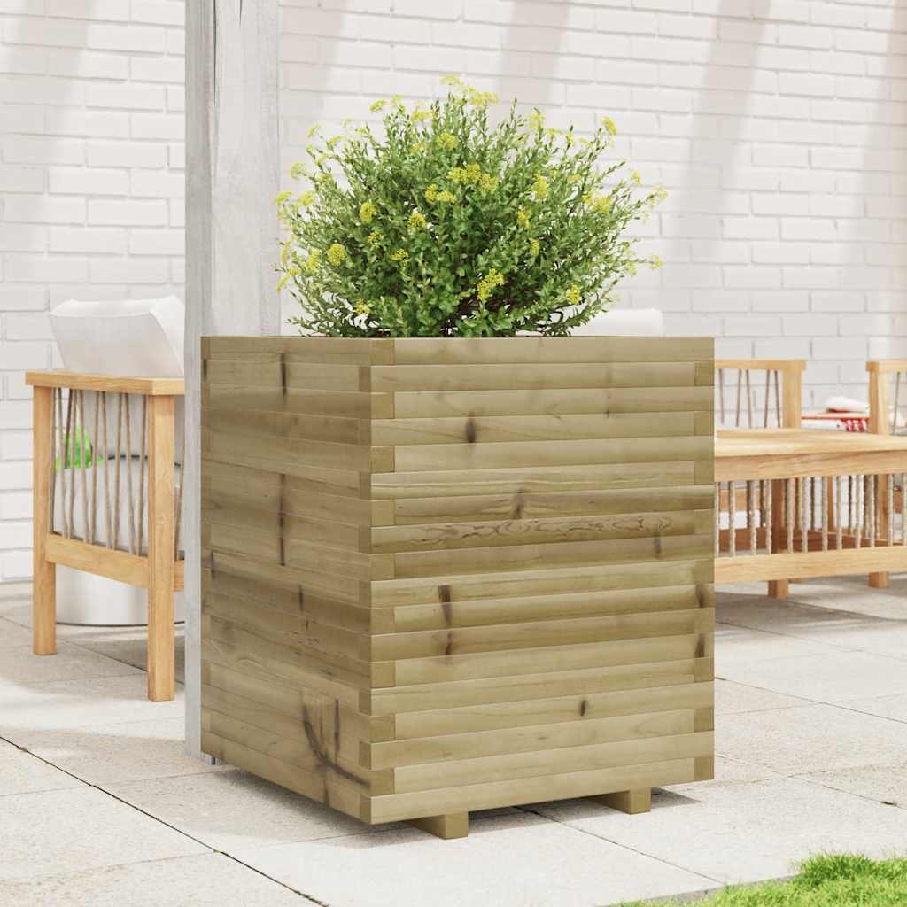 Fioriera da Giardino 60x60x72 cm in Legno di Pino Impregnato