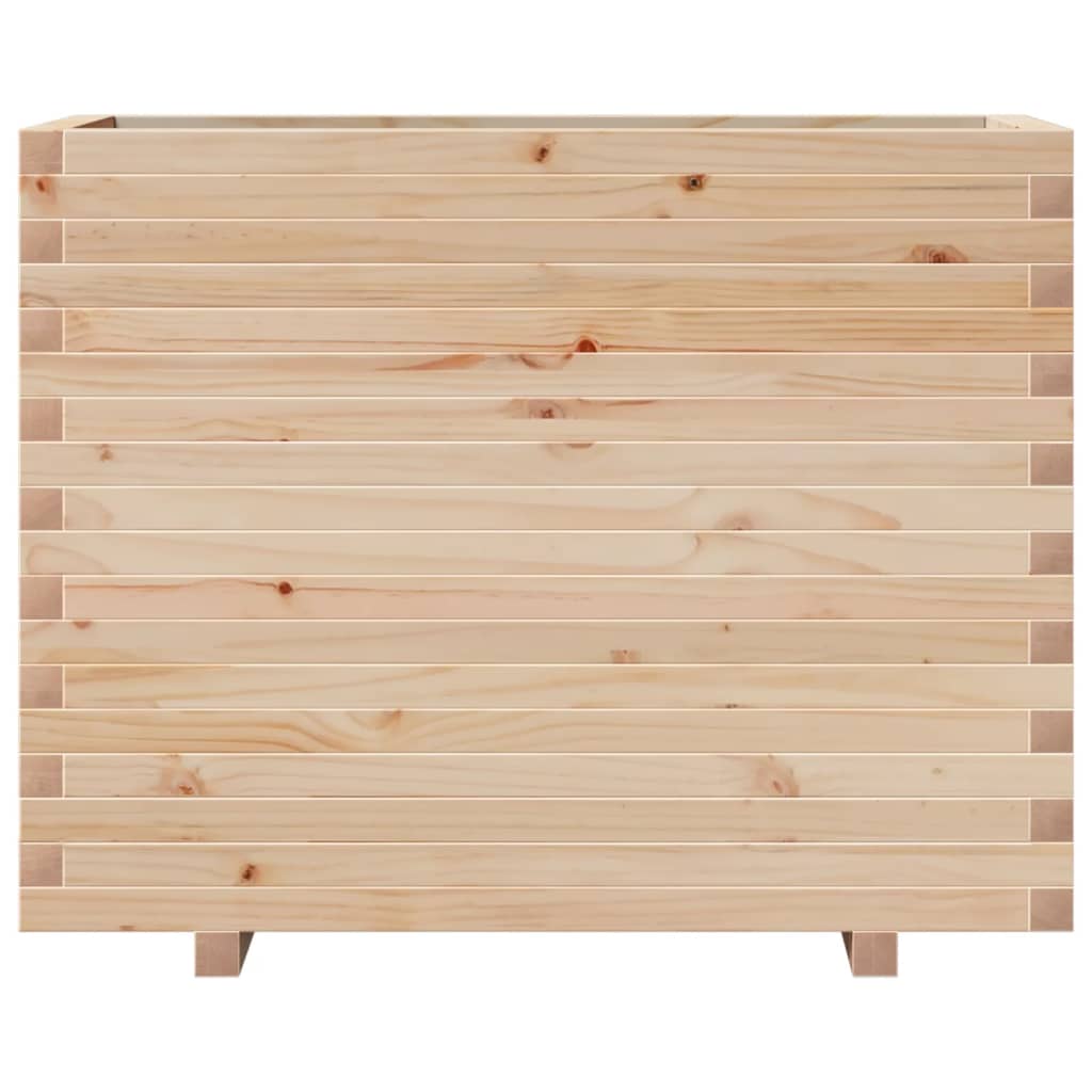 Fioriera da Giardino 90x40x72 cm in Legno Massello di Pino