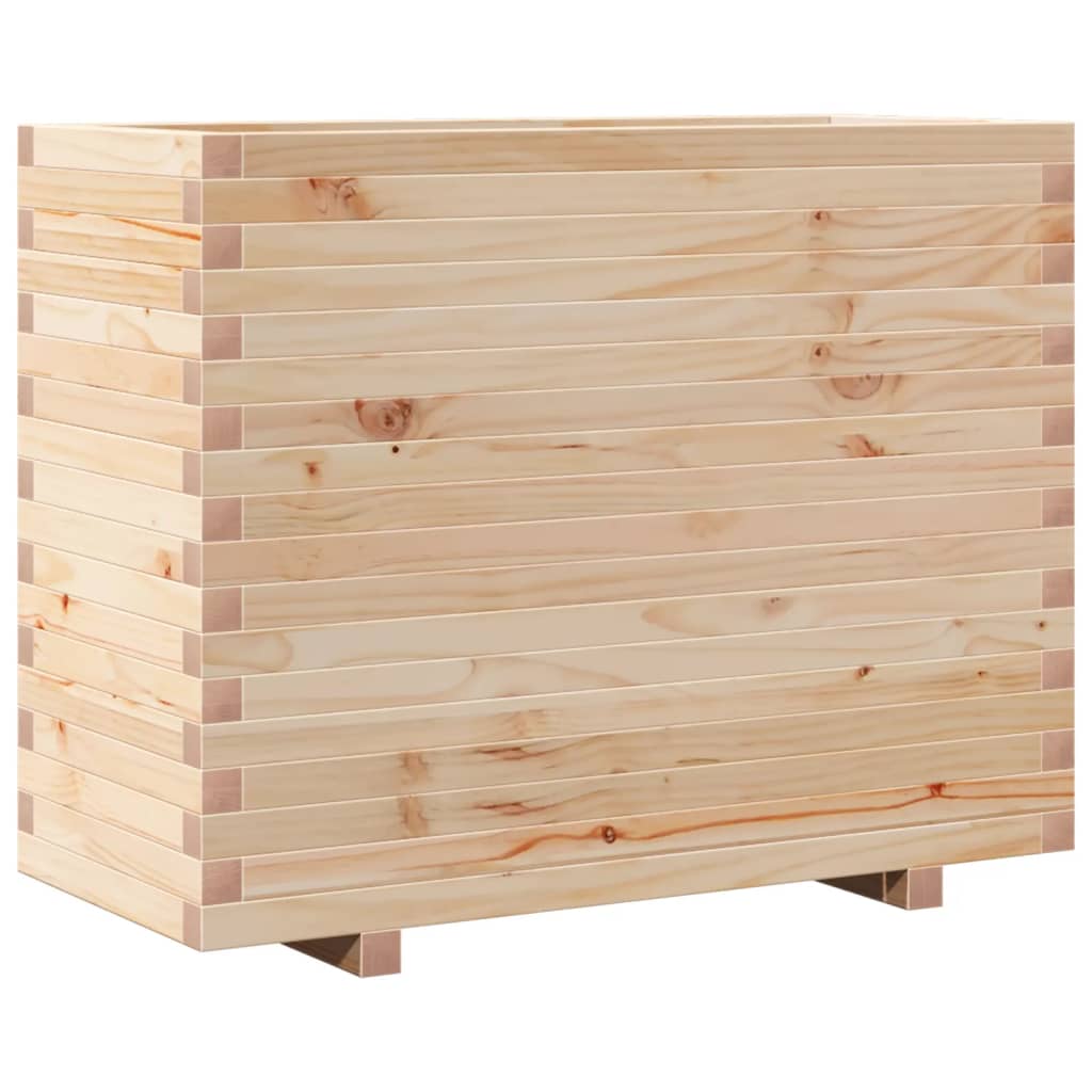 Fioriera da Giardino 90x40x72 cm in Legno Massello di Pino