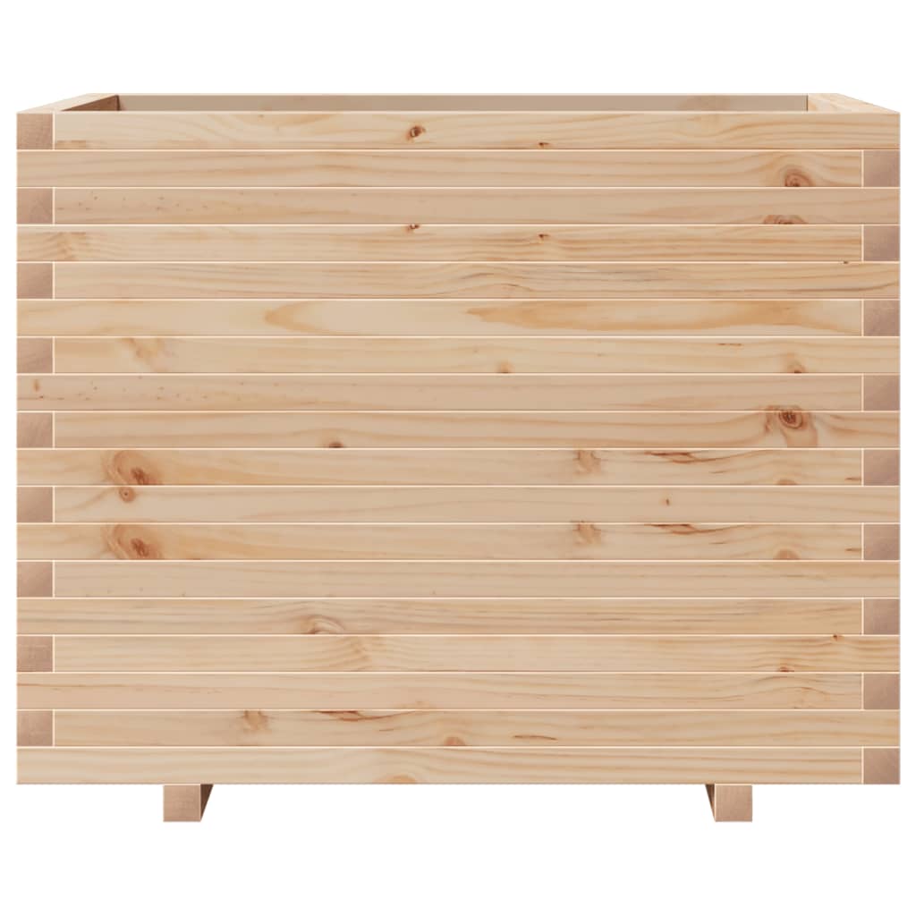 Fioriera da Giardino 90x60x72 cm in Legno Massello di Pino
