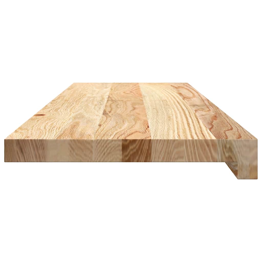 Gradini 4 pz 80x25x2 cm in Rovere Massello Non Trattato