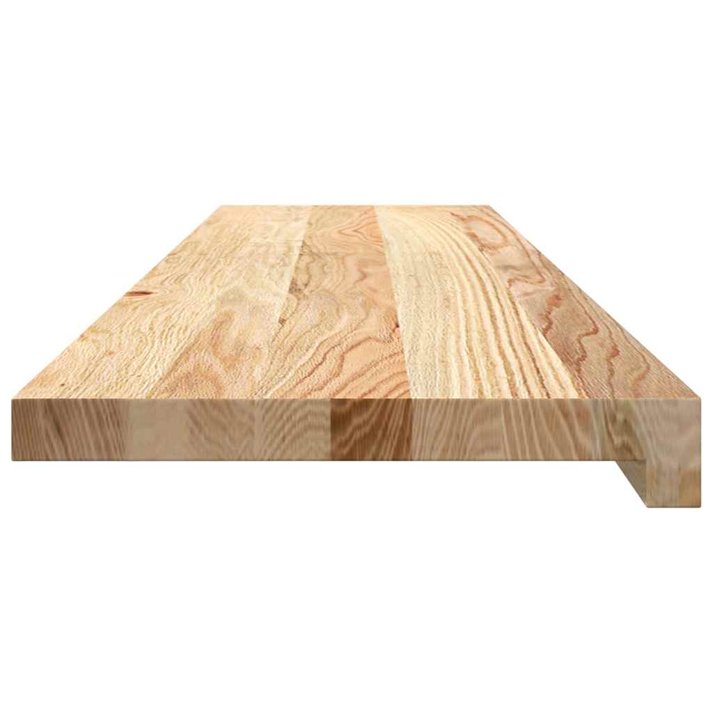 Gradini 8 pz 100x30x2 cm in Rovere Massello Non Trattato