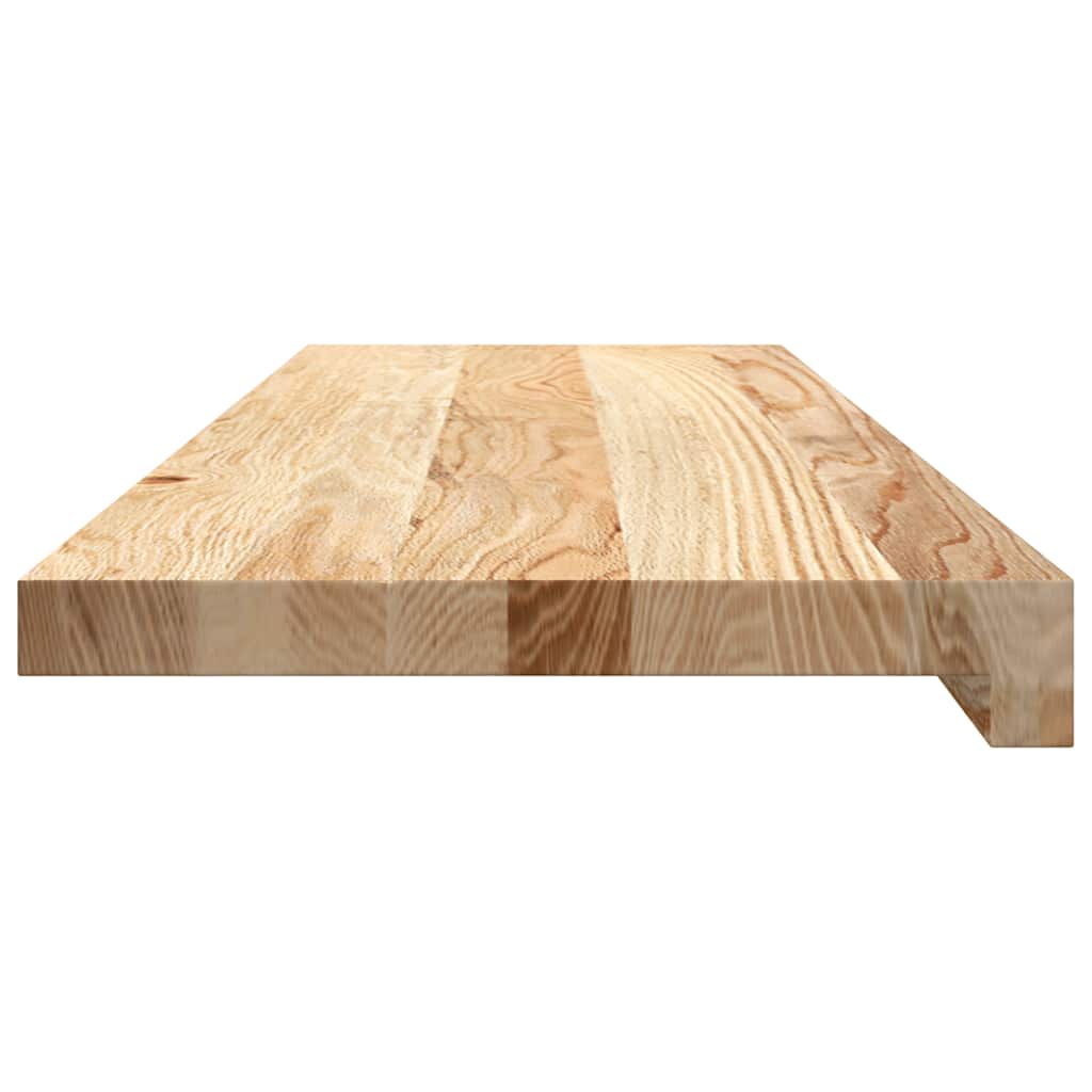 Gradini 12 pz 80x25x2 cm in Rovere Massello Non Trattato