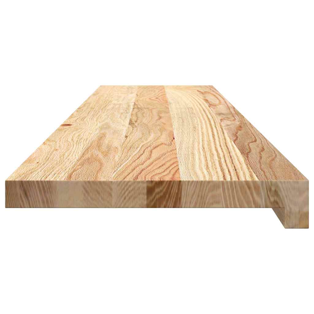 Gradini 12 pz 110x25x2 cm in Rovere Massello Non Trattato