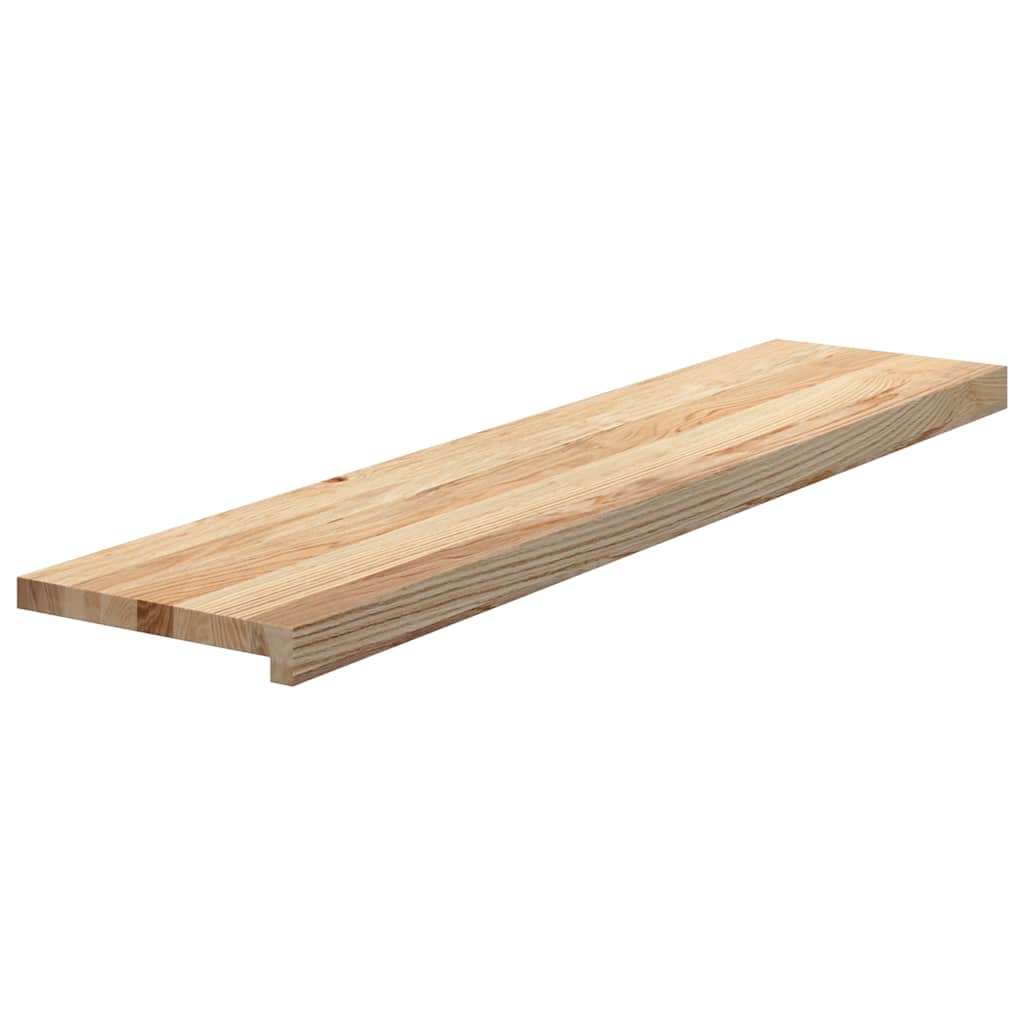 Gradini 12 pz 110x30x2 cm in Rovere Massello Non Trattato
