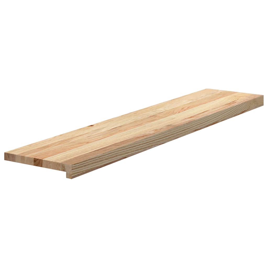 Gradini 20 pz 120x30x2 cm in Rovere Massello Non Trattato
